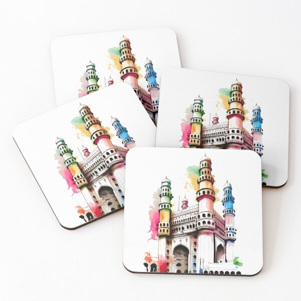 Item preview, Monumento histórico Charminar en Hyderabad, India. designed and sold by snehit.