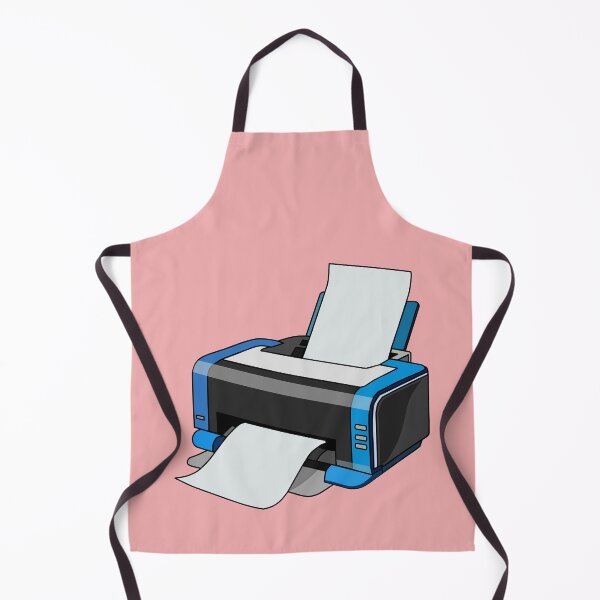 Item preview, Printer cartoon illustration designed and sold by Misscartoon.