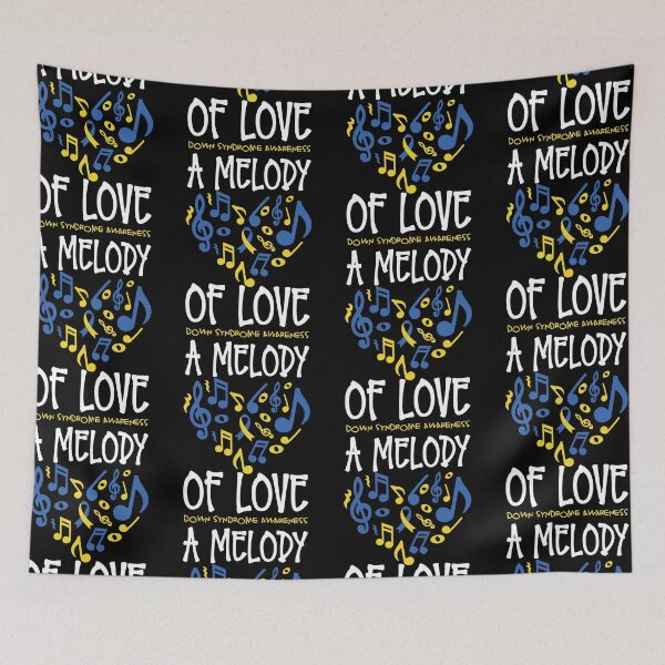 Item preview, A Melody Of Love Chromosome 21 Down Syndrome Awareness designed and sold by GravitiTees.