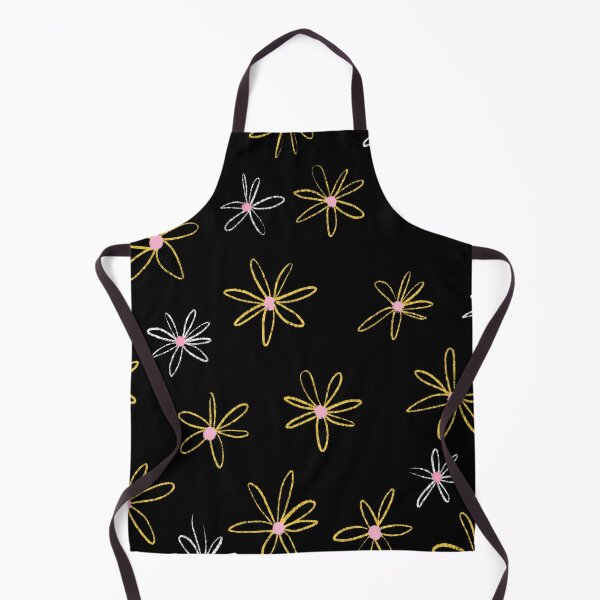 Item preview, Simple daisies on black designed and sold by pinkyfish1010.