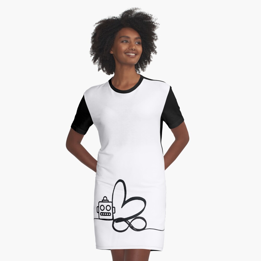 Item preview, Graphic T-Shirt Dress designed and sold by CreativeKristen.
