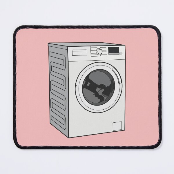 Item preview, Washing machine cartoon illustration designed and sold by Misscartoon.