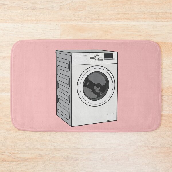 Item preview, Washing machine cartoon illustration designed and sold by Misscartoon.