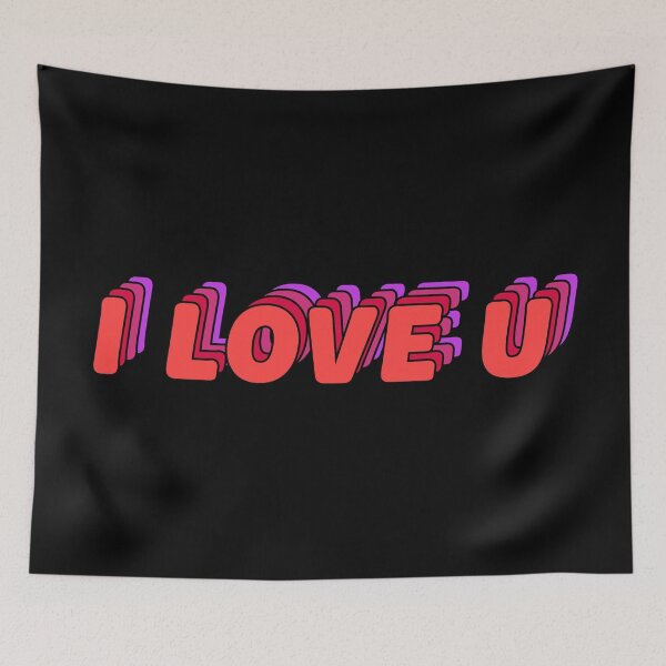 Item preview, I Love U Sticker Valentine's Day designed and sold by SamuraiSwords.