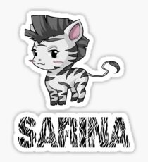 Zebra Sarina Sticker