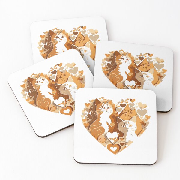 Item preview, Valentine's Day Cats designed and sold by Mark Dupuis.