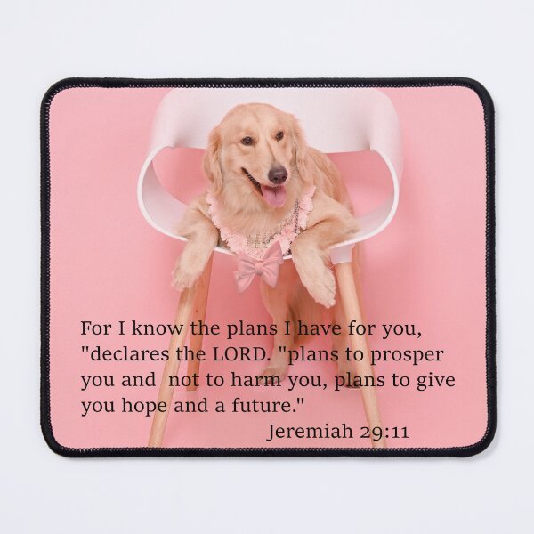Item preview, Happy Dog and Bible Verse designed and sold by Dolieart.