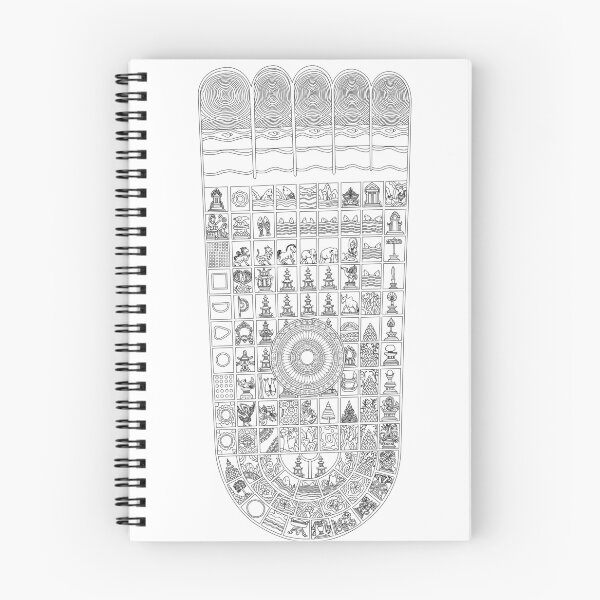 Item preview, Footprint of the Buddha designed and sold by Roninlibra.