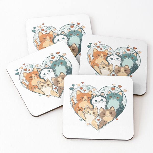 Item preview, Valentine's Day Cats designed and sold by Mark Dupuis.