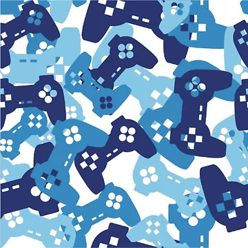 Artwork thumbnail, Controller Pattern, game controller pattern, console by Patternawy