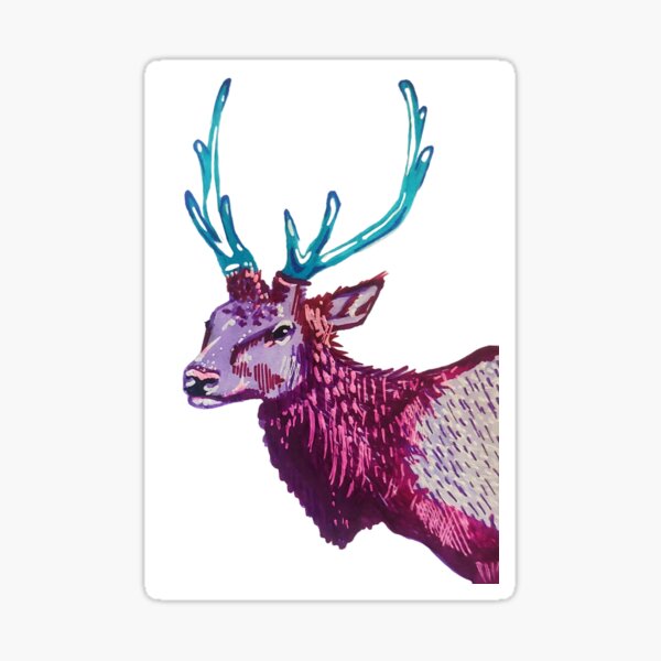 Item preview, Roosevelt Elk  designed and sold by StarlightandInk.