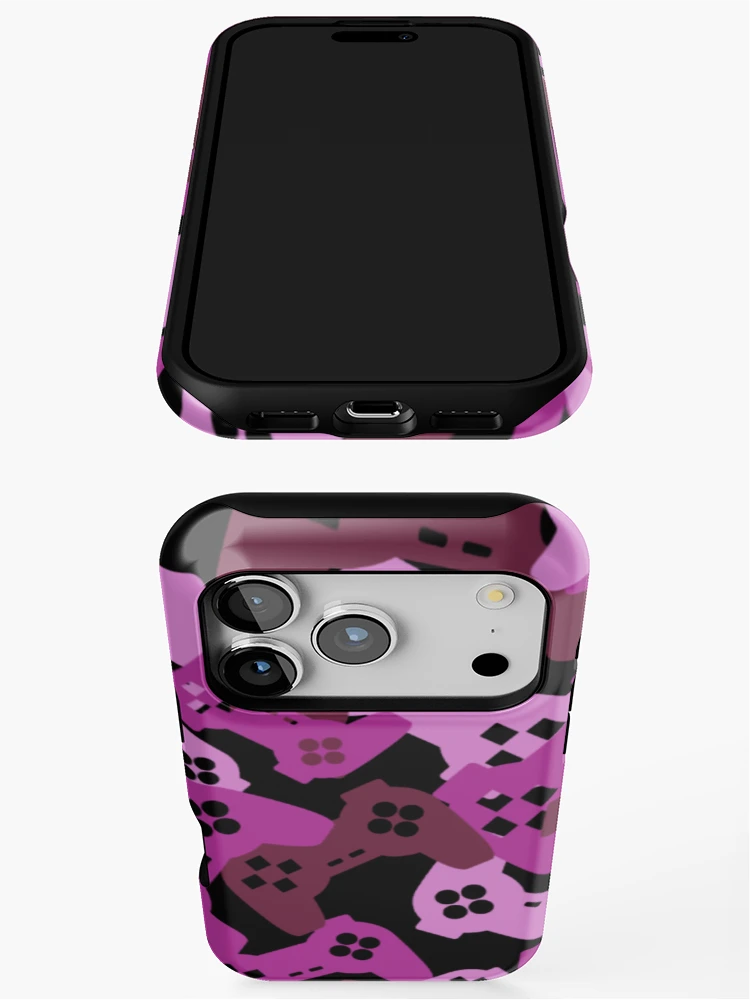 Thumbnail 3 of 4, iPhone Case, Controller Pattern, joystick pattern, console pattern designed and sold by Patternawy.
