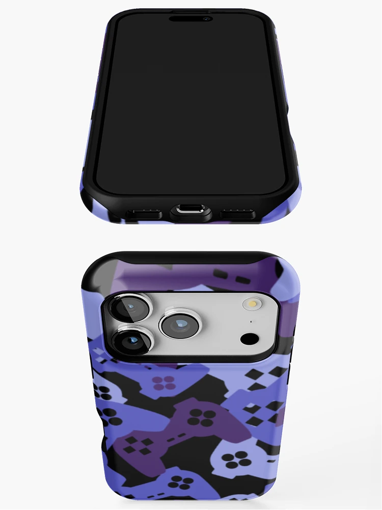 Thumbnail 3 of 4, iPhone Case, Controller Pattern, joystick pattern, console pattern designed and sold by Patternawy.