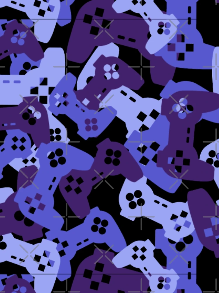 Thumbnail 3 of 3, Scarf, Controller Pattern, joystick pattern, console pattern designed and sold by Patternawy.