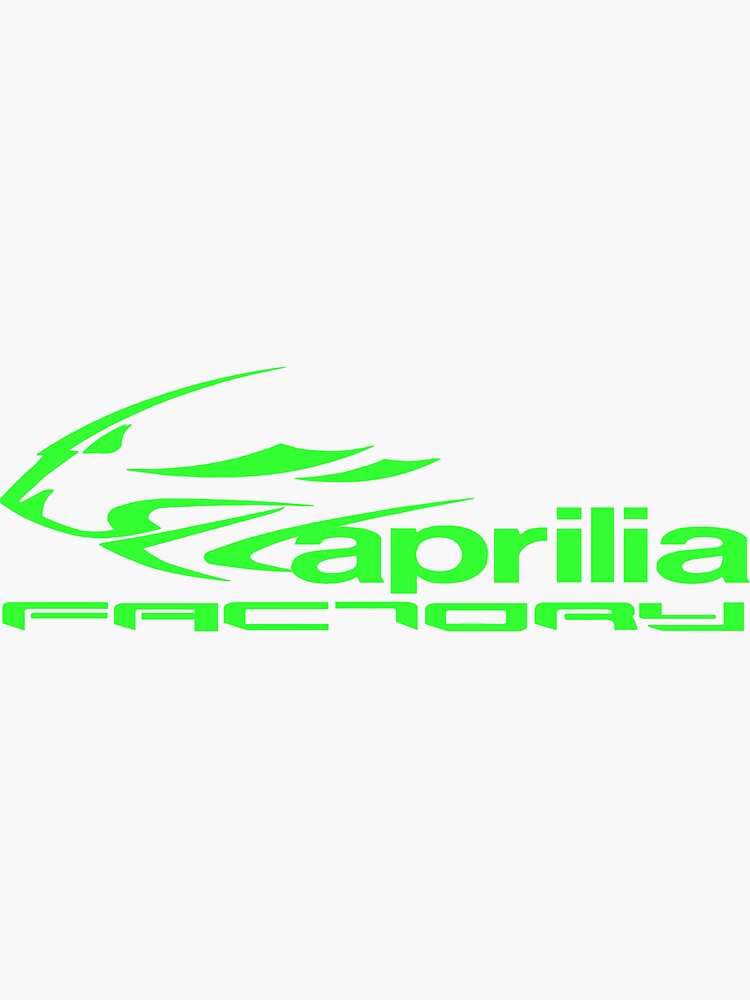 aprilia factory green Sticker for Sale by rewnew22