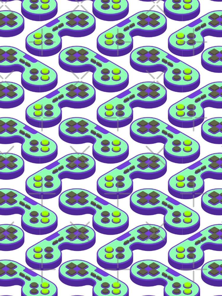 Thumbnail 5 of 5, A-Line Dress, Controller Pattern,  joystick pattern, console pattern designed and sold by Patternawy.