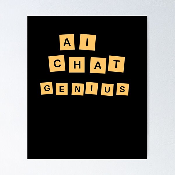 Item preview, AI chat Genius designed and sold by ProTeeBro.