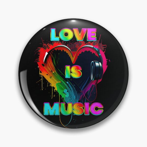 Item preview, Spread Love and Music with Our Adorable 'Heart and Sound' designed and sold by Django Designs.
