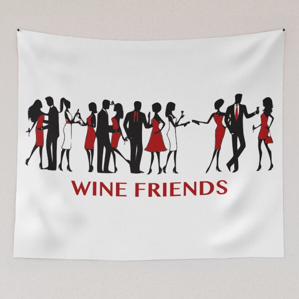 Item preview, Wine friends designed and sold by Gestreift.