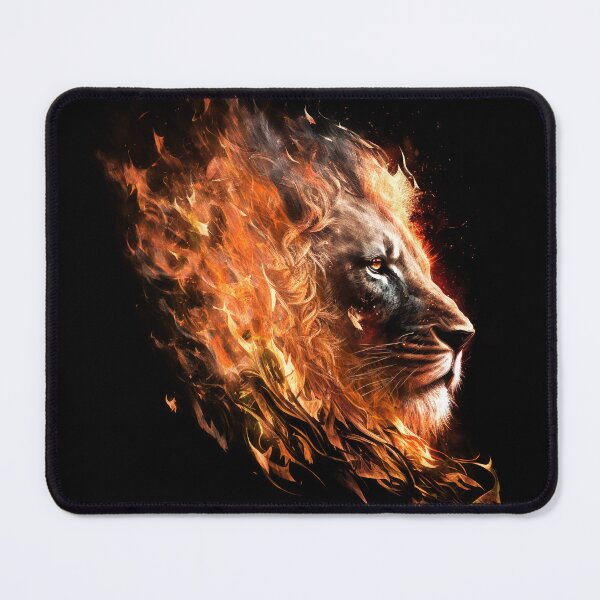 Item preview, Fire-Haired Lion Head designed and sold by Jarmo Piironen.