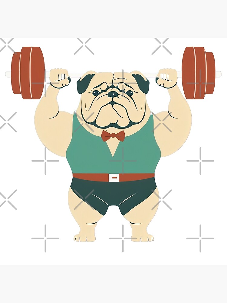 2023 New Bulldog Love Fitness 3D Tank Tops Cartoon Animal Letter