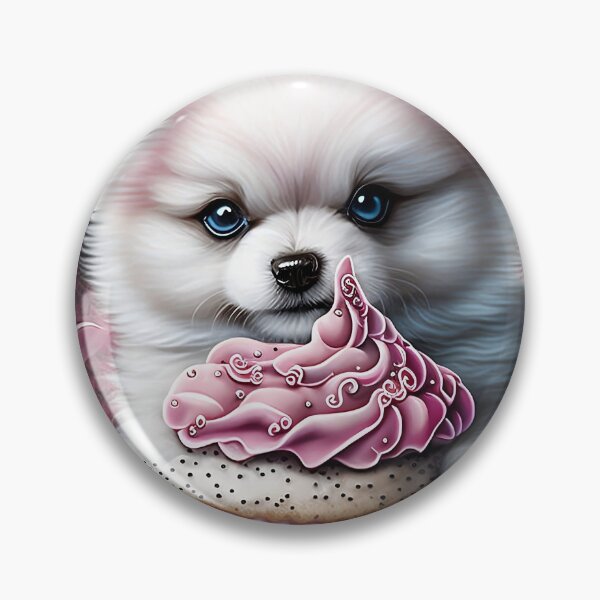 Item preview, Pomsky Loves A Cupcake designed and sold by Nocturne  Paws.