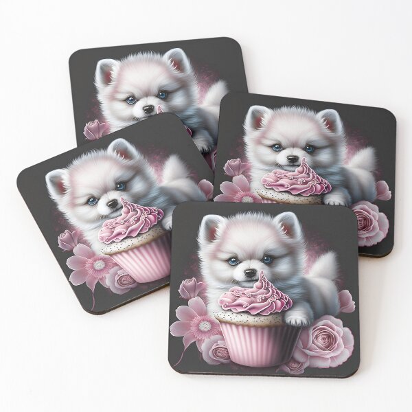 Item preview, Pomsky Loves A Cupcake designed and sold by Nocturne  Paws.