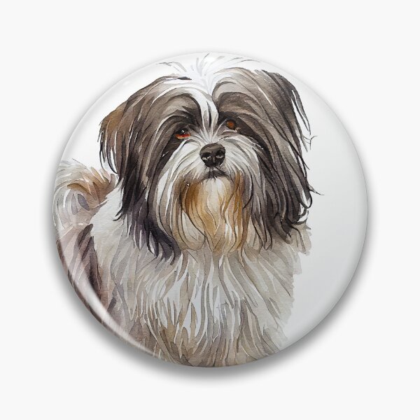 Artikelvorschau, Watercolor Painting of Havanese Small Dog Breed entworfen und verkauft von Nalaxation.
