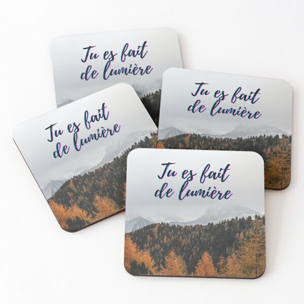 Item preview, I am made of light - popular french quotes theme gifts  designed and sold by RebelliousRosee.