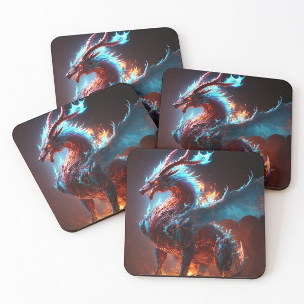 Item preview, Fire Ice Dragon Blaze and Chill designed and sold by ultra-cool.