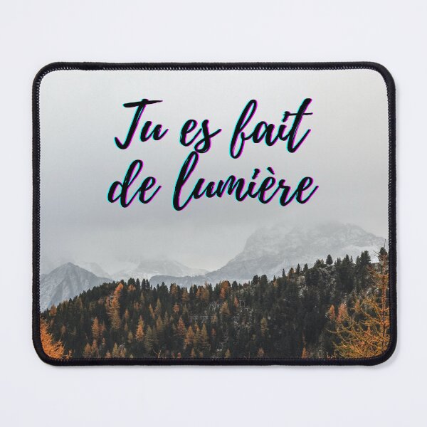 Item preview, I am made of light - popular french quotes theme gifts designed and sold by RebelliousRosee.