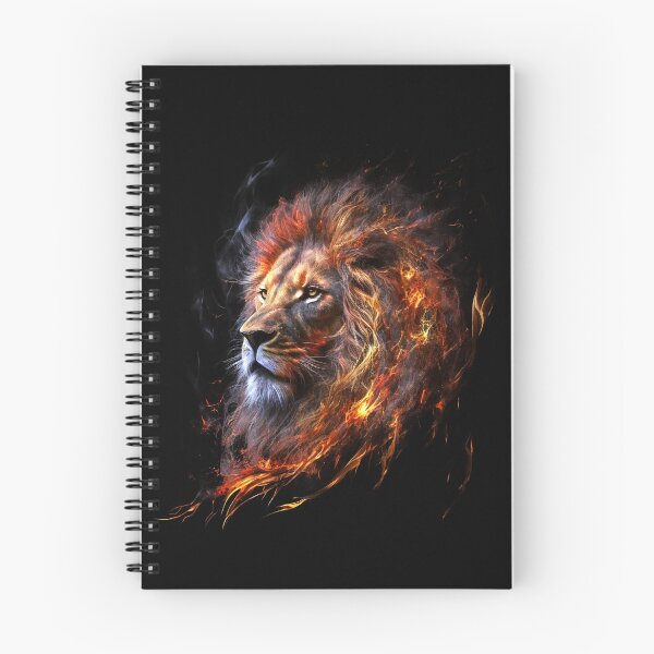Item preview, Blazing Lion Head designed and sold by Jarmo Piironen.