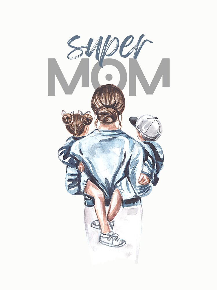 Thumbnail 6 von 6, Pullover, Super Mama-Design designt und verkauft von ForDesignPro.