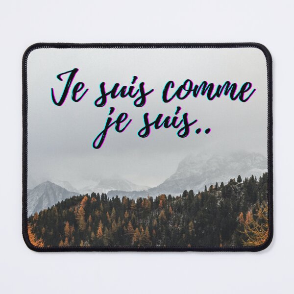 Item preview, I am what I am - popular french quotes theme gifts designed and sold by RebelliousRosee.
