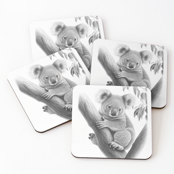 Item preview, Koala pencil drawing designed and sold by Pencil-Art.