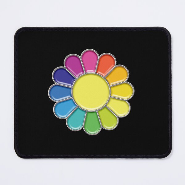 Item preview, Rainbow Flower Enamel Pin designed and sold by EnamelStudio.