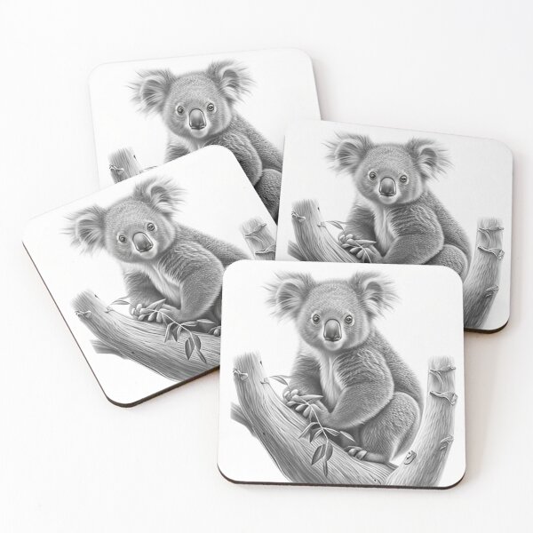 Item preview, Koala pencil drawing designed and sold by Pencil-Art.