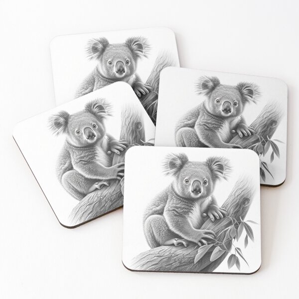Item preview, Koala pencil drawing designed and sold by Pencil-Art.