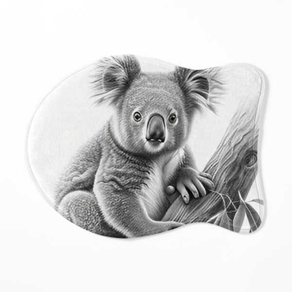 Koala Card – Pencil Drawing with Art App Media – Janette Leeds Art