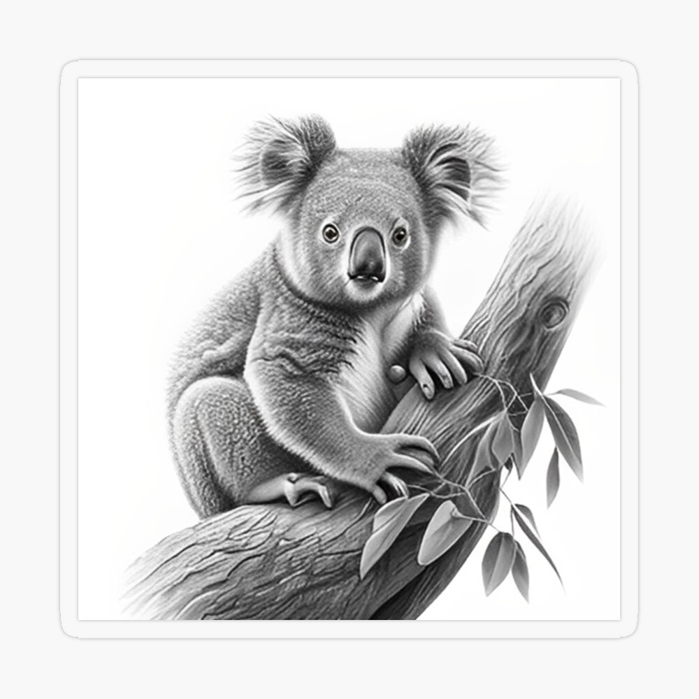 The Koala - Emili K Productions Custom Pencil Drawings - Drawings &  Illustration, Animals, Birds, & Fish, Other Animals, Birds, & Fish - ArtPal