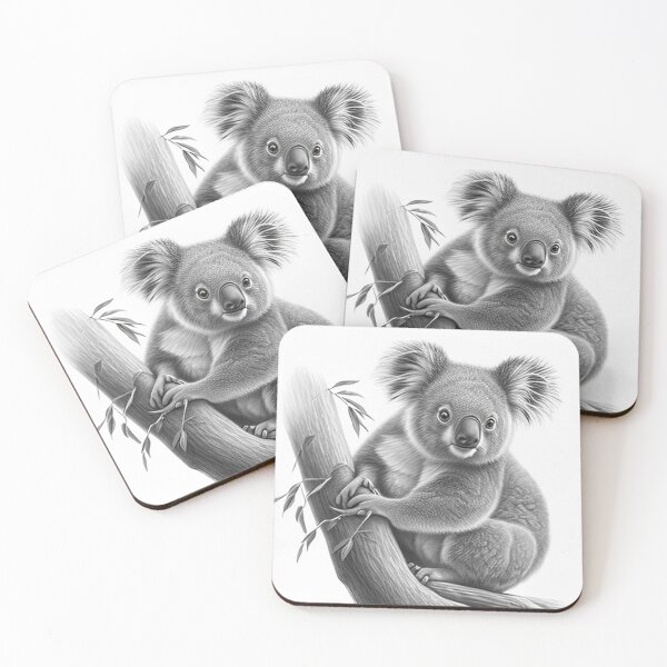 Item preview, Koala pencil drawing designed and sold by Pencil-Art.