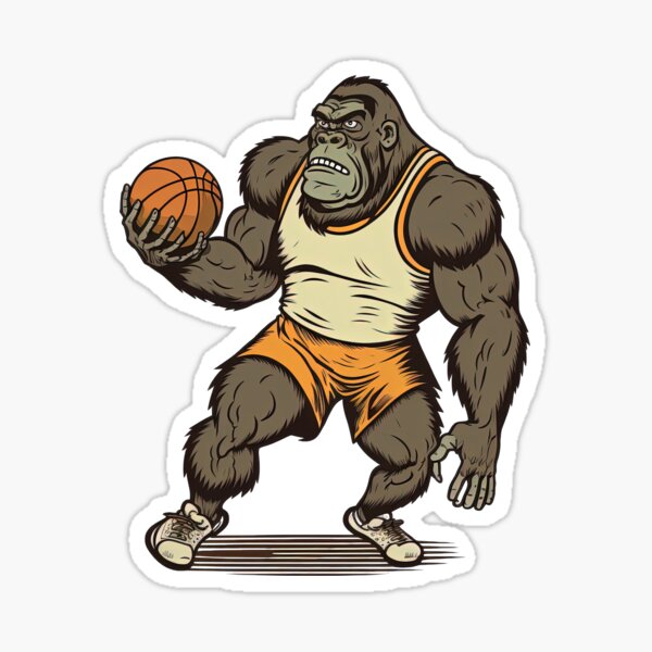 Phoenix Suns Gorilla t-shirt. Great for any Sports fan. - Sports - Sticker