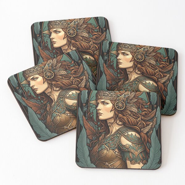 Artikelvorschau, Amazonischer Krieger - Jugendstil entworfen und verkauft von ArtNouveauChic.