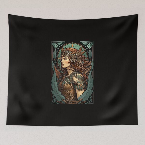 Item preview, Amazonian Warrior - Art Nouveau Style designed and sold by ArtNouveauChic.