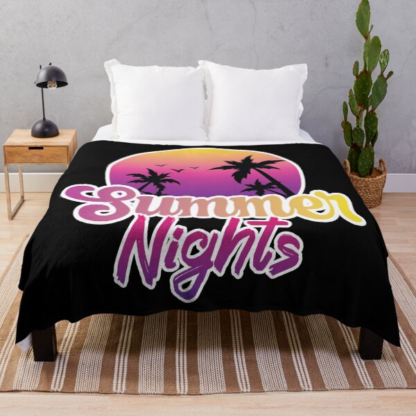 Item preview, Summer Nights 80s Retro Style Palm Trees Sunset Design designed and sold by mrhighsky.