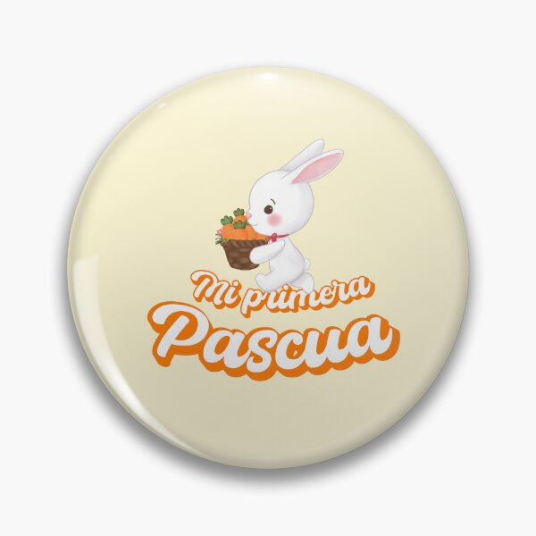 Item preview, Mi Primera Pascua My first Easter Spanish text - easter baby girl baby boy easter bunny newborn designed and sold by ALLURE-minimal.