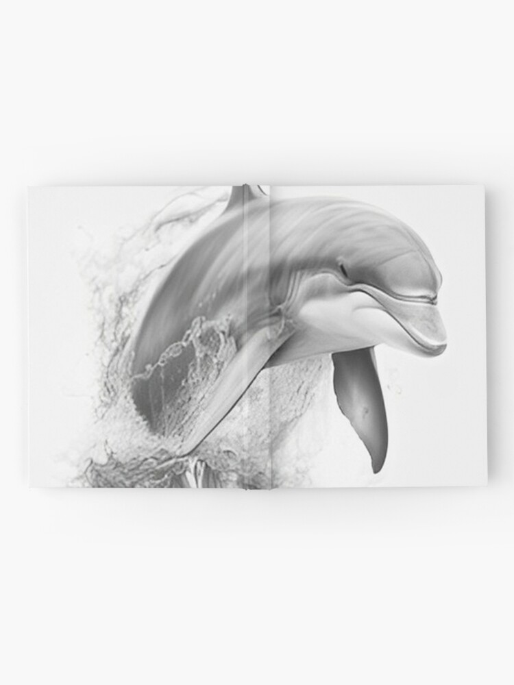 Sketch Book: Dolphin Themed Personalized Artist Sketchbook: 120 pages,  Sketching, Drawing, and Creative Doodling (Paperback)