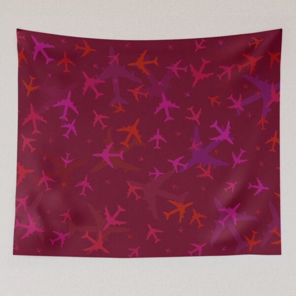 Item preview, 747 Collage - Dark Red designed and sold by TheBlackBoxStop.