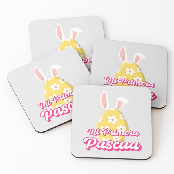 Item preview, Mi Primera Pascua My first Easter Spanish text - easter baby girl baby boy easter bunny newborn designed and sold by ALLURE-minimal.