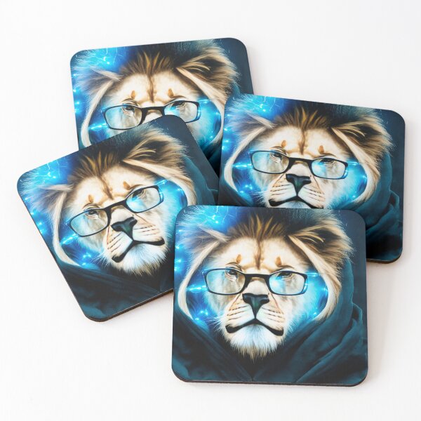 Item preview, older lion  in neon city designed and sold by Jaroslav Hubert.